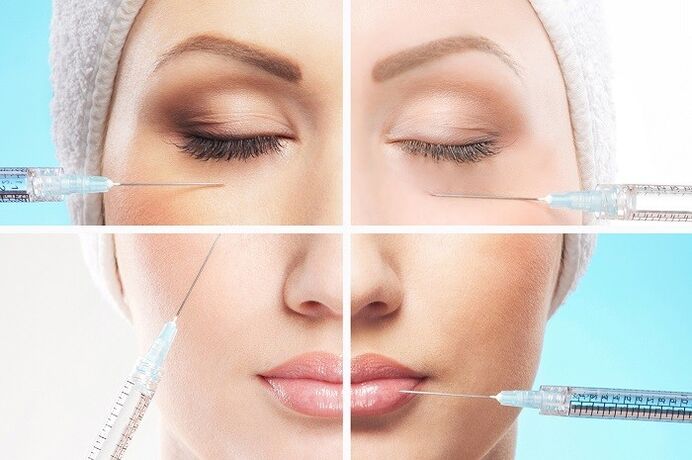 Skin rejuvenating injections.